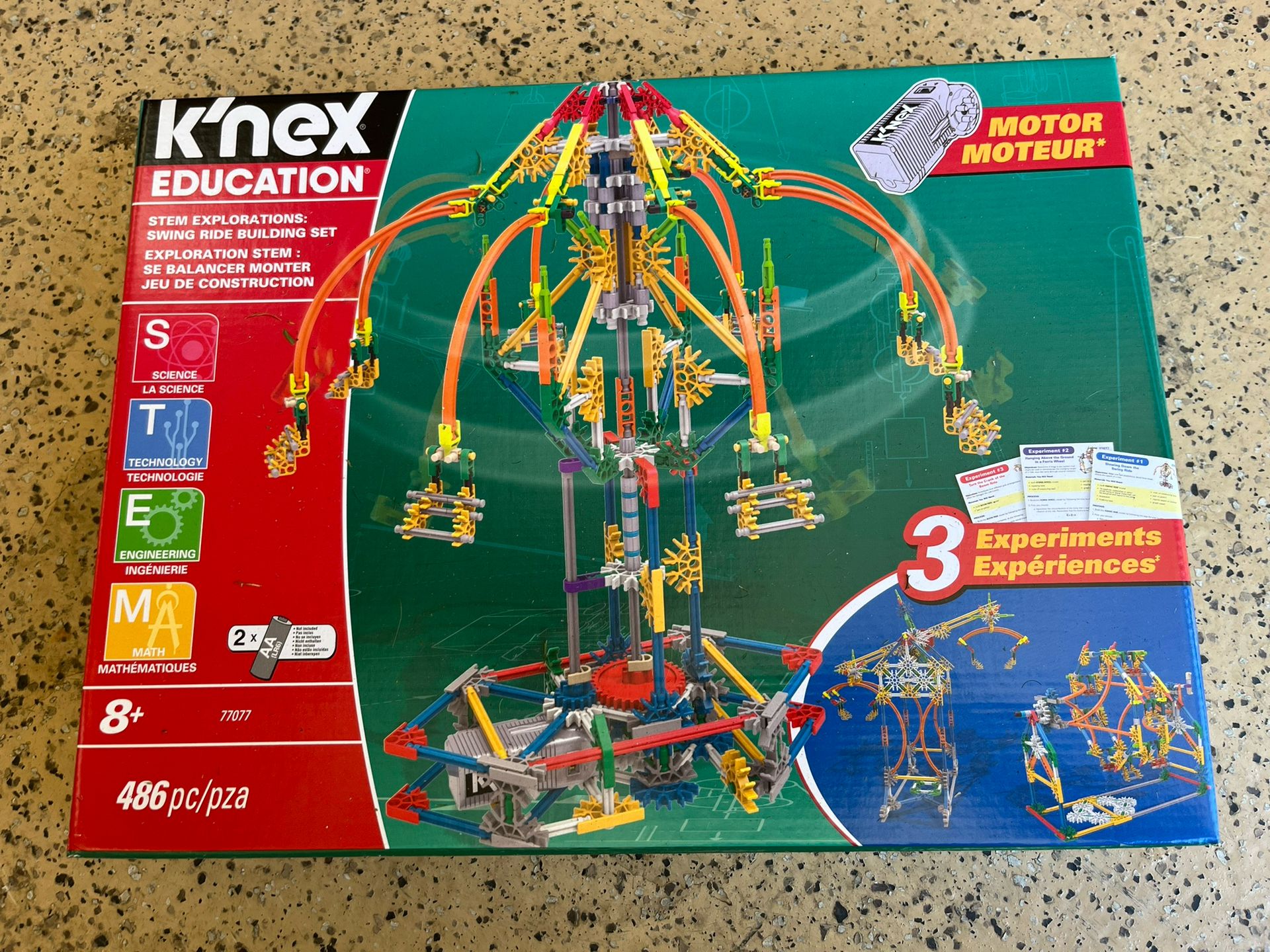 K’Nex STEM Swing Ride Building Set