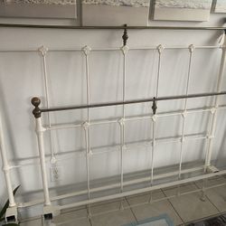 Vintage Iron Brass Bed 
