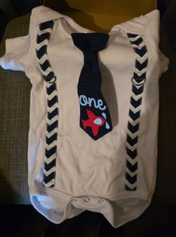 Baby Boy First Birthday Onesie