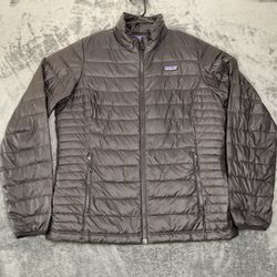 Patagonia Goose down Jacket Women’s L Black Full zip 84683