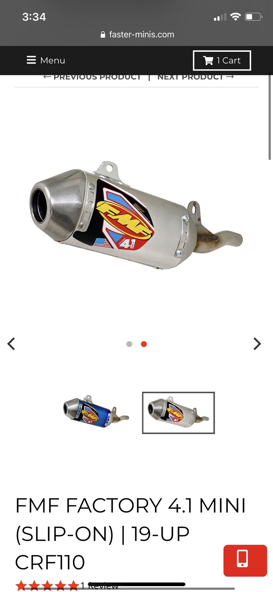 Fmf 4.1 sale crf110