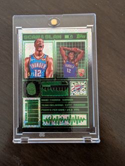 Thomas Sorber 5/5 5 /5 2025/26 Topps Black Friday Target Exclusive NBA Rookie OKC Oklahoma Thunder