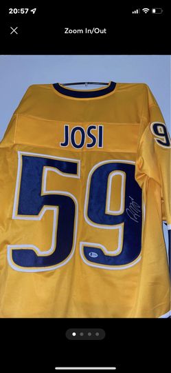 Roman Josi Signed Jersey