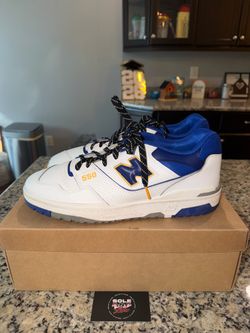 Size 14 New Balance 550 Lakers SKU BB550WTN Used And Gently Worn No Box