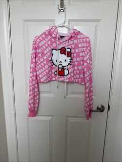 Shein Hello Kitty Pink Crop Top Size XS Hello Kitty & Friend