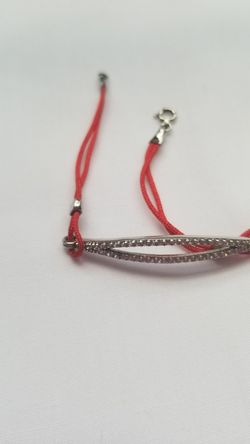 Zirconia thread bracelet.