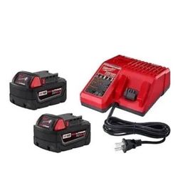 Milwaukee Redlithium Battery Starter Kit