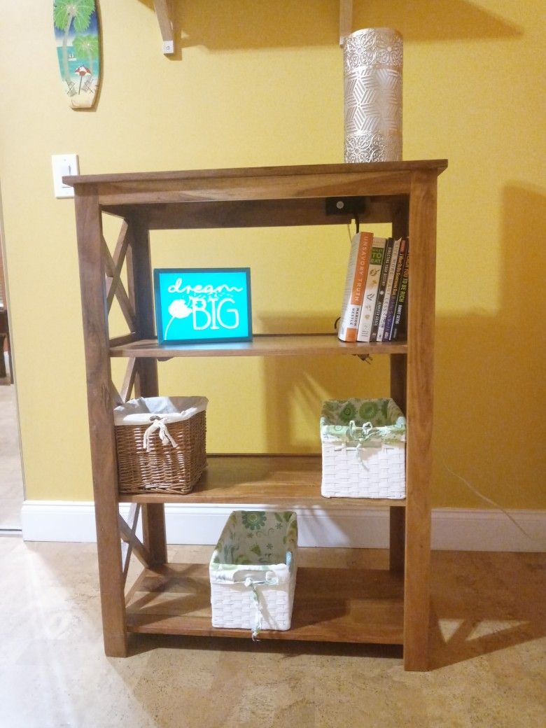Solid Wood Shelving Unit