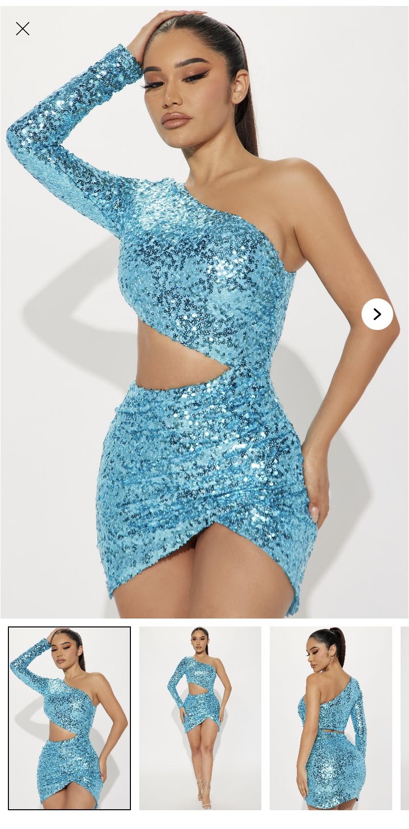 Fashion Nova Mini Dress Large