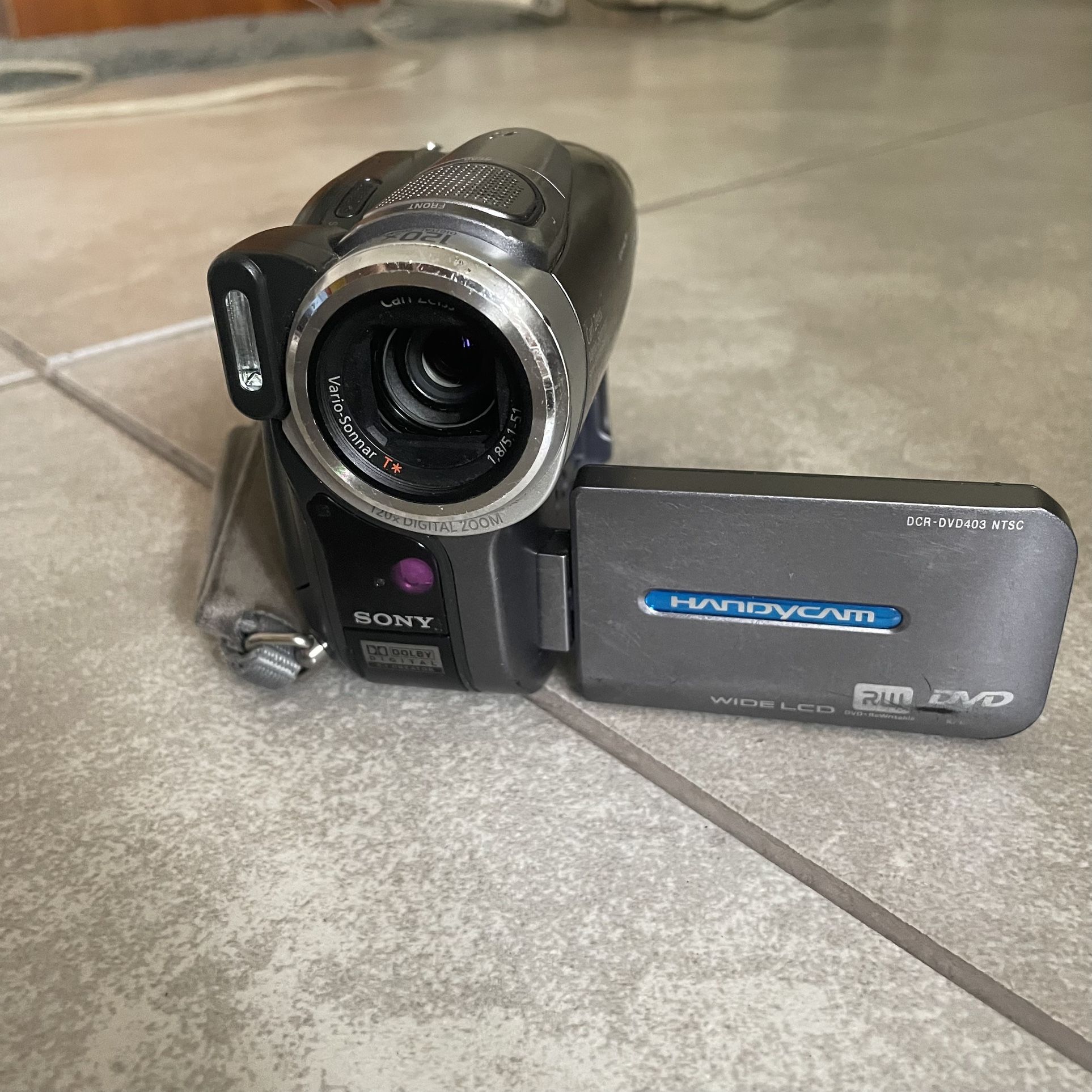 Sony Handycam “vhs” Video Camera