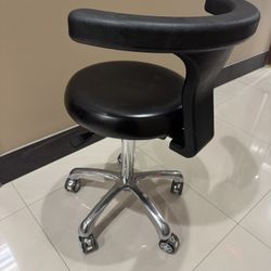 Rolling Stool Task Chair Drafting Adjustable with Wheels and Backrest Heavy Duty for Office Kitchen Medical Dentist Shop Lab and Home(with Foo