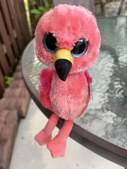 ✨ Adorable Pink Flamingo TY Plushie – Perfect Gift! ✨