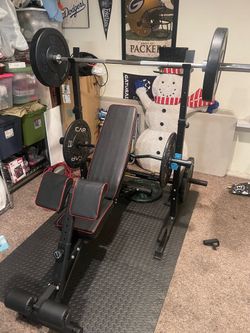 Bench press bare bell
