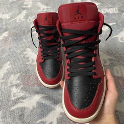 Jordan 1 High Red And Black 