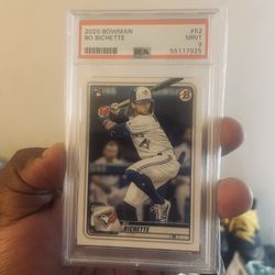 Bo Bichette rookie Card PSA 9 