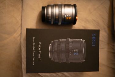SIRUI VP-1 Vision Prime 1 T1.4 Full Frame Cine Lens, 24mm Manual Focus