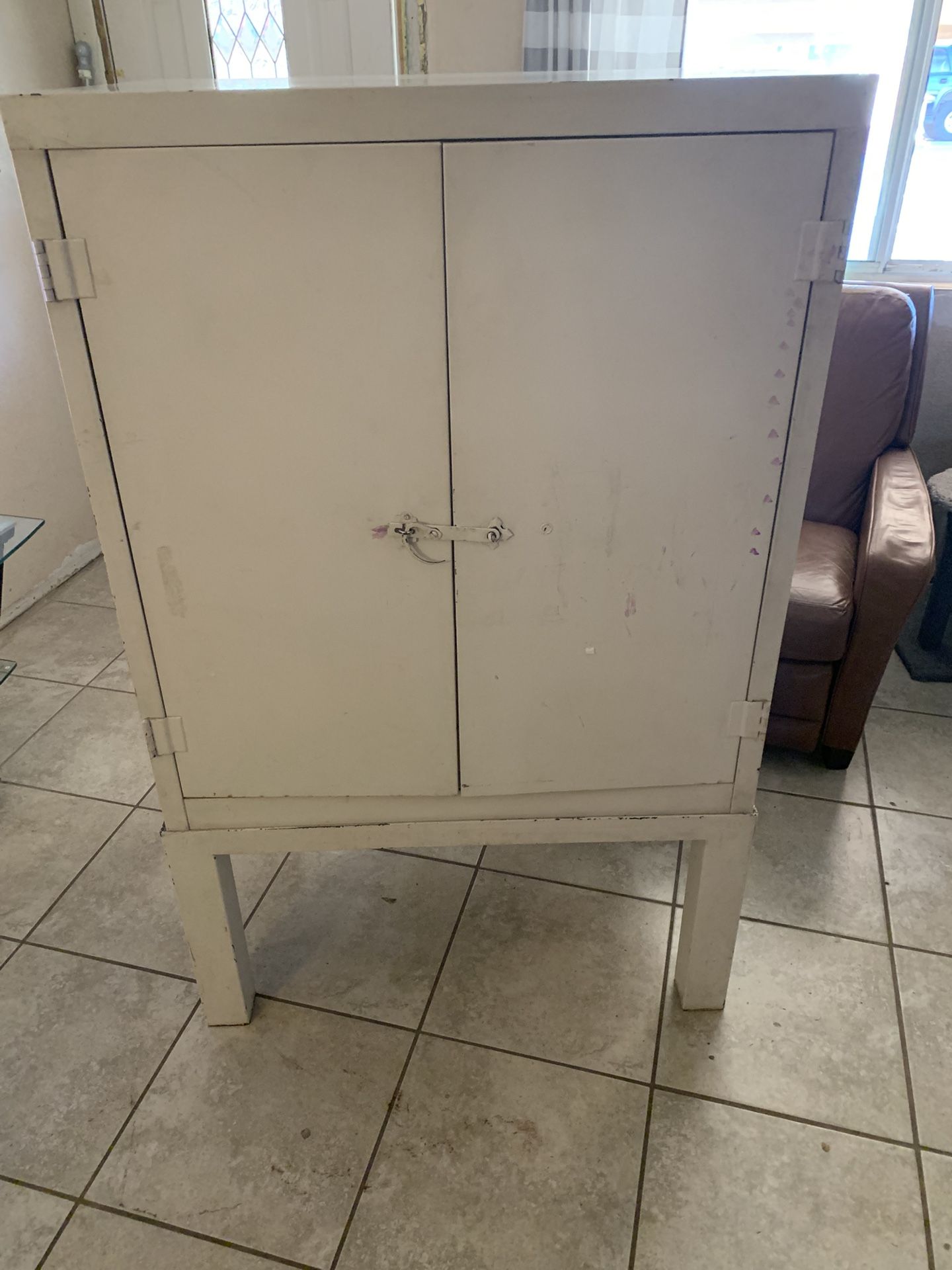 Large Metal TV Cabinet