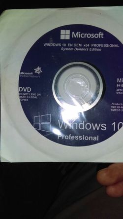 Windows 10 Pro (full) 64bit System Builder
