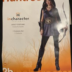 Huntress Halloween Costume With Toy Bow And Arrow