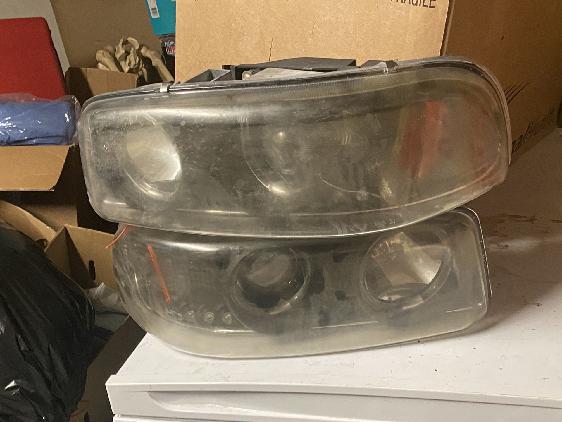 GMC Sierra Headlights 
