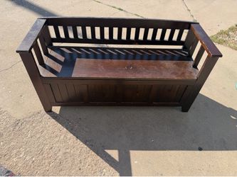 Entry storage bin / solid wood