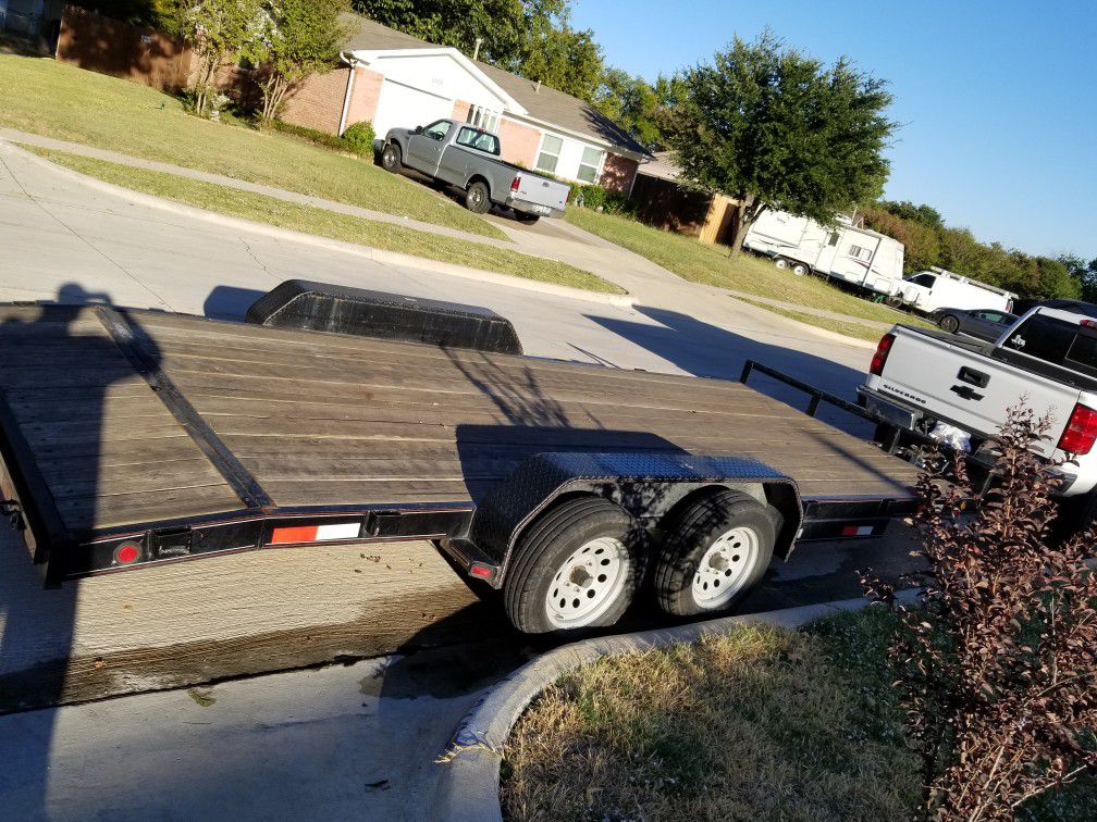 2015 bestbilt trailer 18ft dove tail trailer, car hauler