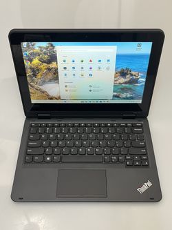 Touchscreen Lenovo Yoga 11e Laptop 12” Intel Celeron 4GB RAM 128GB SSD Windows 11 w/ Charger - $89