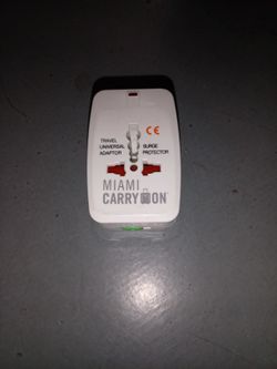 Miami Carry On Electric Adapter 