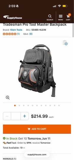 Klein Tool Master Backpack