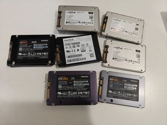 Multiple 500GB 1TB 2TB 2.5" SATA SSD
