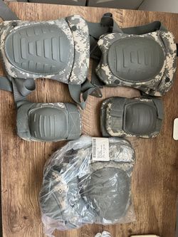 Us Military Knee Pad, And Elbow Set