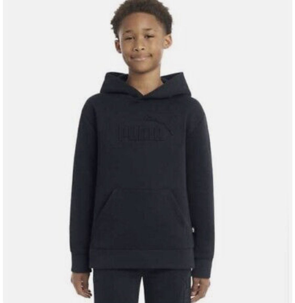 Puma Boys' Youth Fleece Hoodie - BLACK Size M FAST SHIPPING!! New With Tag