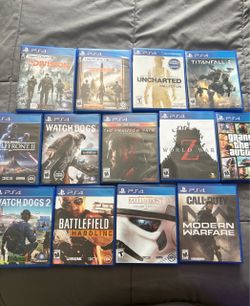 PS4 Games Lot