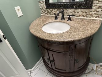 Bathroom Vanity 36 Inch Very Nice With Faucet