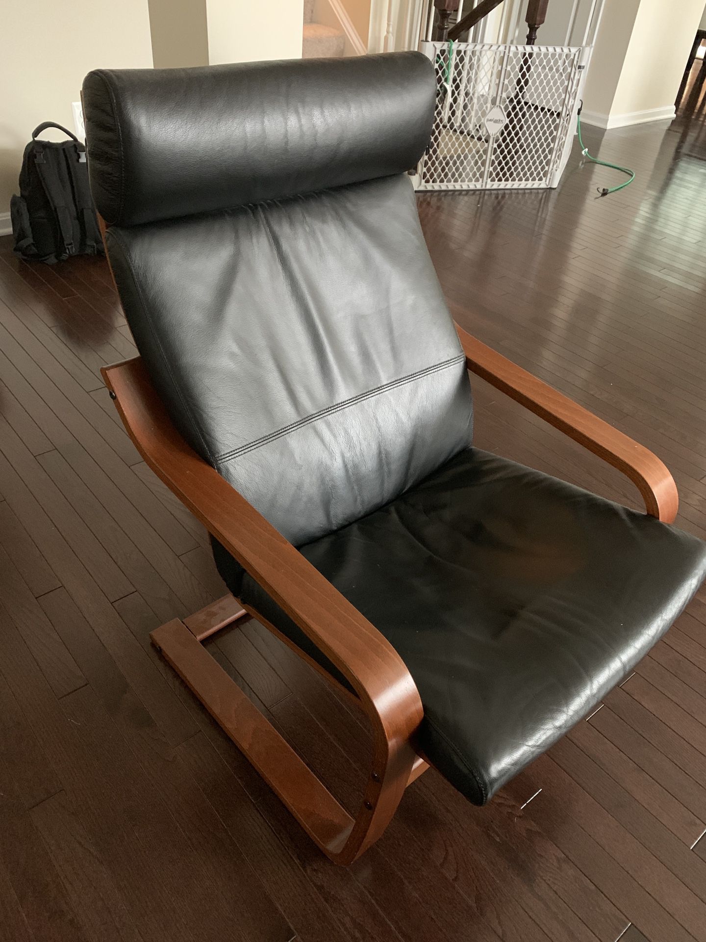 IKEA Leather Rocking Chair