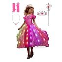 Light Up Princess Halloween  Costume Dress Up Dress & Accessories, Pink