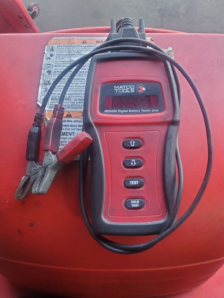 Matco Tools Md9300 Digital Baterry Tester Plus