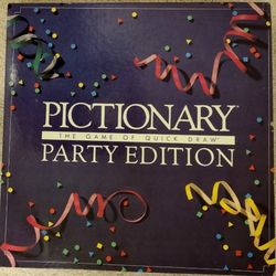 Pictionary, Party edition.