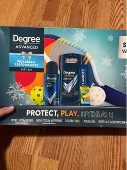 Degree Advanced Men's Deodorant 72 Hour Pickleball Set New sealed