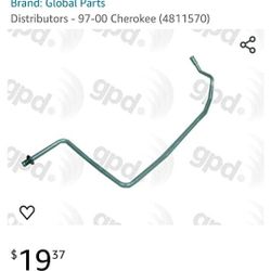97-01 Jeep Cherokee Hose Liquid Line 