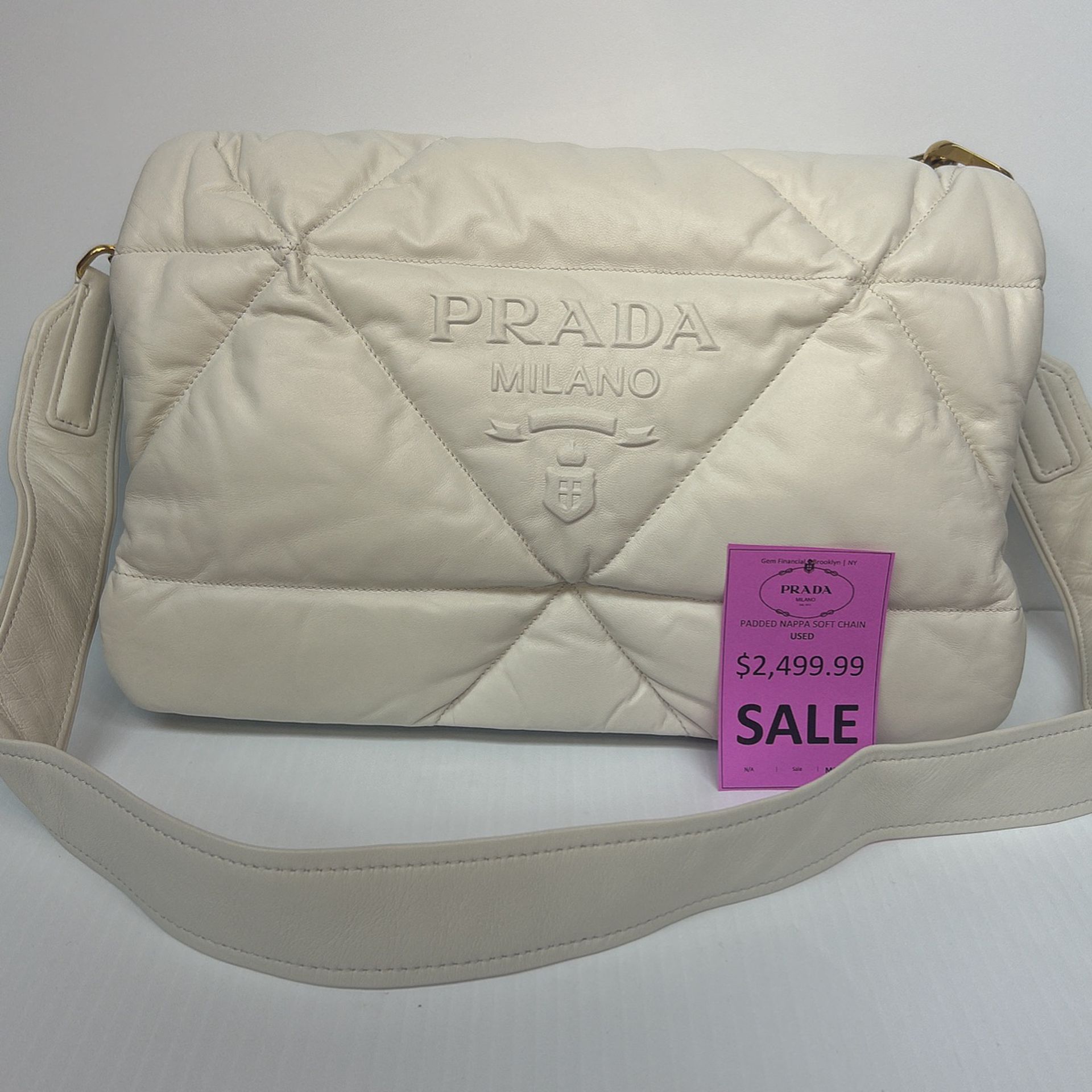 BNIB Prada Quilted 2021 Soft Nappa Shoulder Bag – City Girl Consignment