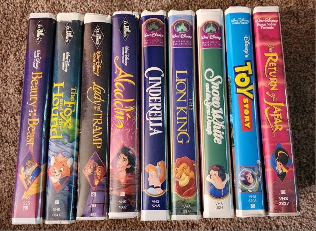Disney VHS Bundle $150