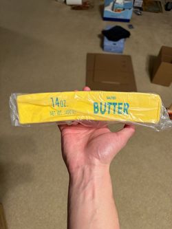 Butter Squishy 14oz Jumbo Stick of Butter - Realistic Food Stress Relief