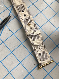Authentic Louis Vuitton Gucci Burberry Canvas Apple Watch Band Strap  Handmade from Bag for Sale in Los Angeles, CA - OfferUp