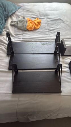 Black 3-Tier Shelf Unit