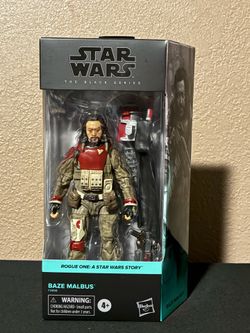 Star Wars, The Black Series, Rogue One, A Star Wars Story, Baze Malbus, 6” Fig.