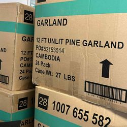 Garland!! 12ft Canadian Pine Style! 