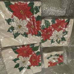 Christmas Made In USA vintage Paper Napkins