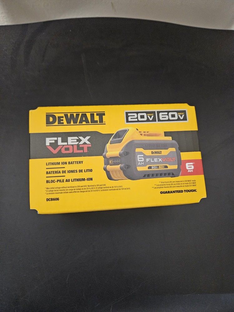 Dewalt Flex Battery 6ah