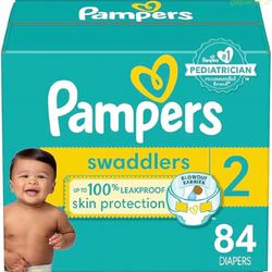 Pampers Swaddlers Active Baby Diapers 84 — Pack Size 2!